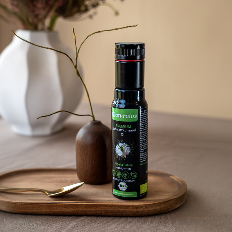 Buy Premium ORGANIC Black Cumin Oil 100ml online | Naturalos